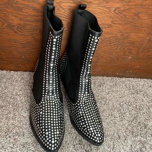 Studded boots